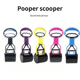 Dog pooper Picker Shovel Poop Picker Feces Collector Pet Pooper Scooper for Dogs - Small purple